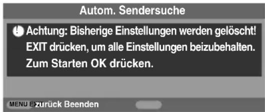 TOSHIBA 46XV555D - Verwenden der Autom. Sendersuche - 2