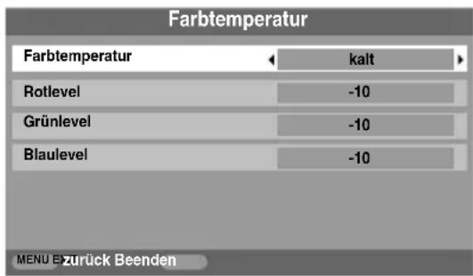 TOSHIBA 46XV555D - Farbtemperatur - 1