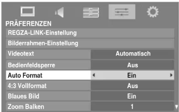TOSHIBA 46XV623 - Automatische Formateinstellung (Breitbild) - 1