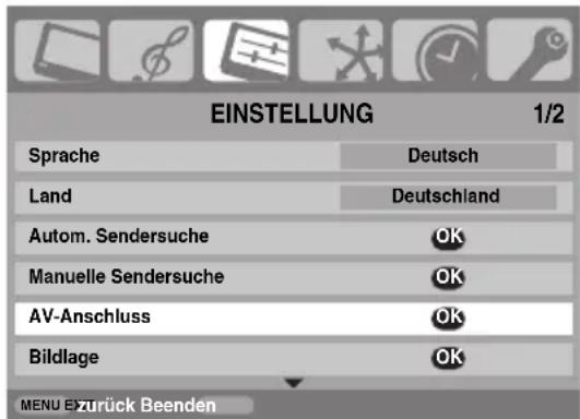 TOSHIBA 42XV501P - Auswahl des EINGANGS-Signals - 1