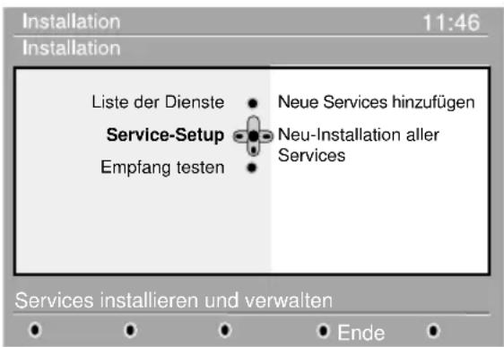 PHILIPS 26PF5520 - Hinzufügen neuer Services - 1