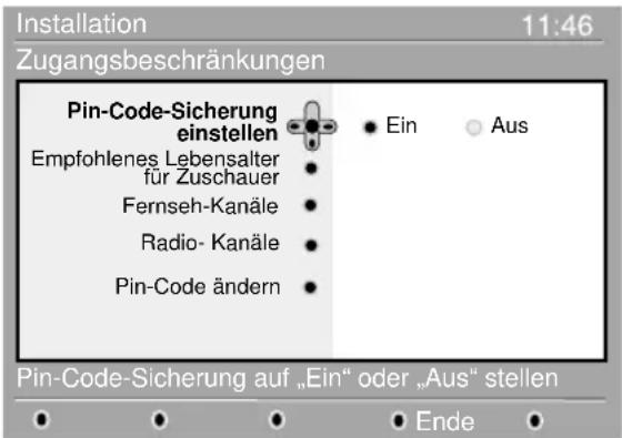 PHILIPS 26PF5520 - Zugangsbeschränkungen - 1
