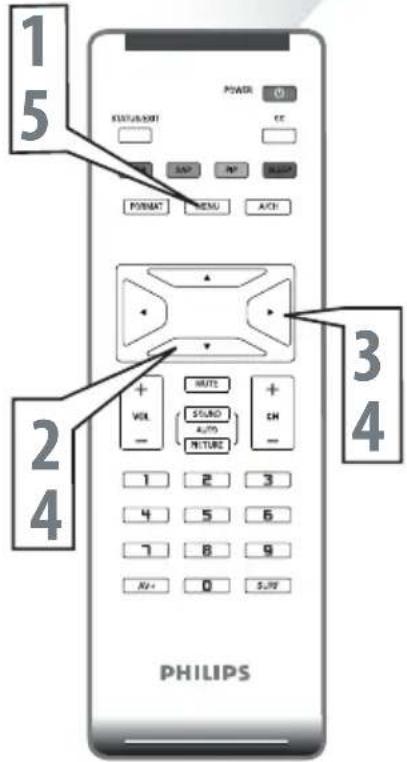 PHILIPS 20PF512001 - LANGUAGE SETTINGS - 2