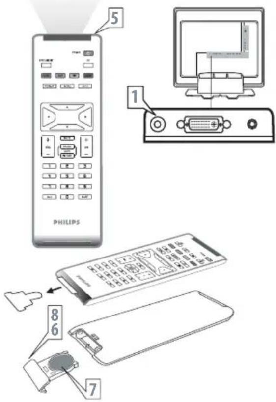 PHILIPS 20PF512001 - BATTERY INSTALLATION - 2
