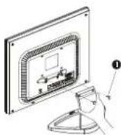 ACER AT1931 - Detaching LCD Monitor from Its Stand - 1