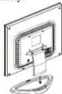 ACER AT1931 - Connecting the LCD Monitor and Base - 1