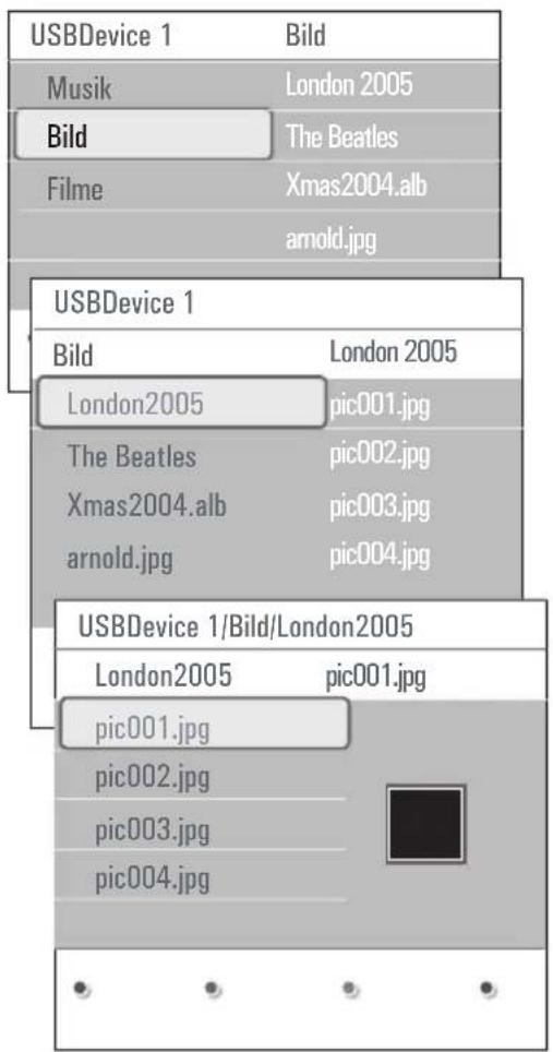 PHILIPS 32PFL7582 - Menü „Multimedia Browser“ - 1