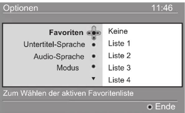 PHILIPS 32PF5521 - Verwendung des Optionsmenüs - 1