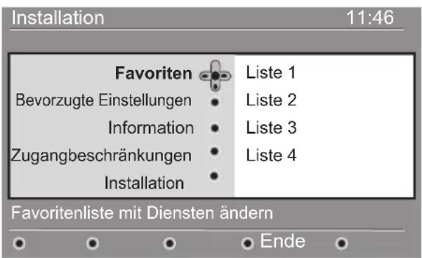 PHILIPS 32PF5521 - Einrichten der Vorzugsliste - 2