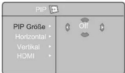 PHILIPS 32PF5531 - Verlassen des PIP Bildschirms via PIP Menü - 2