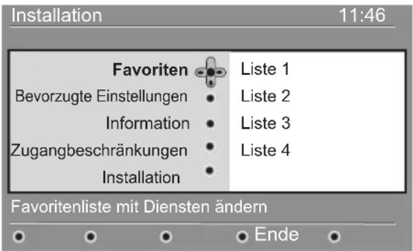 PHILIPS 32PF5531 - Einrichten der Vorzugsliste - 2