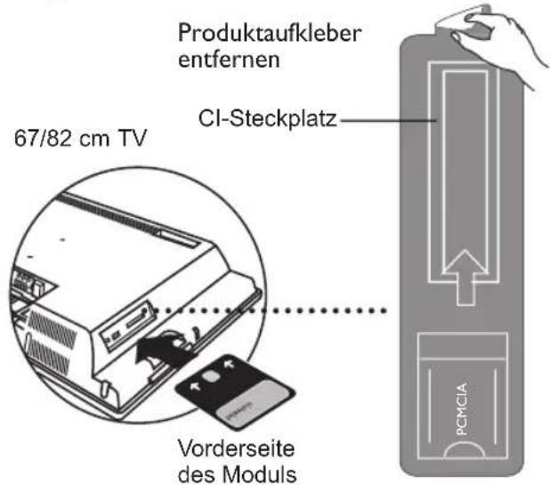 PHILIPS 32PF5531 - Verwendung des Zugangsbeschränkungsmoduls (CAM) - 1