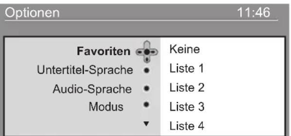 PHILIPS 32PF5531 - Verwendung des Optionsmenüs - 1