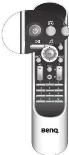 BENQ DV3251 - Test the remote control - 1