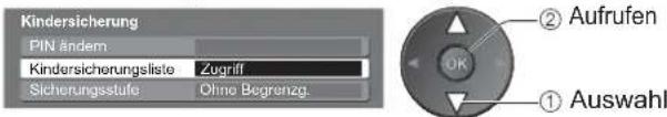 PANASONIC TH-37PX81 - Sperren von Programmplätzen Kindersicherung - 3