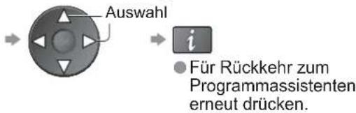 PANASONIC TH-37PX81 - Anzeige Programmassistent - 9