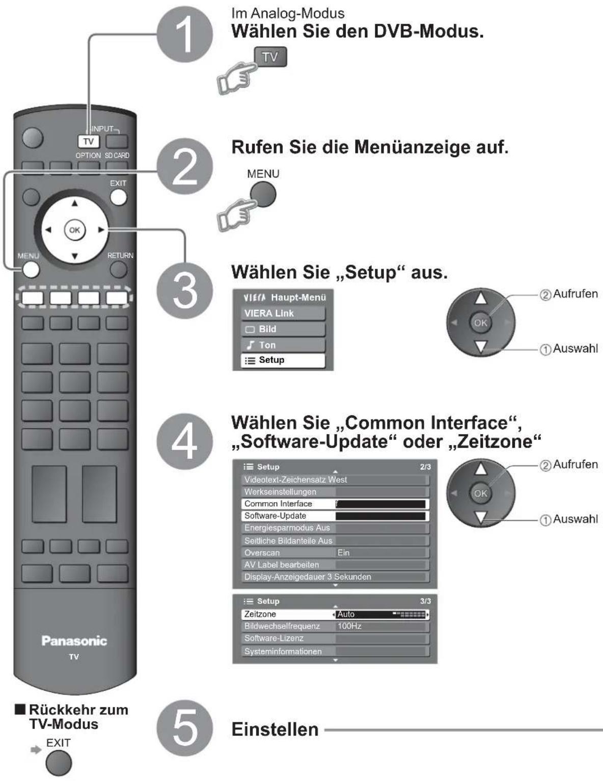 PANASONIC TH-37PX81 - DVB-Einstellungen (DVB-Modus) - 1