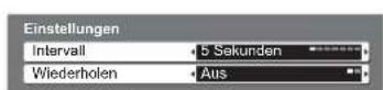 PANASONIC TH-37PX81 - ■ Dia-Show-Einstellungen (Bedienung in Schritt ③ oder ④) - 5