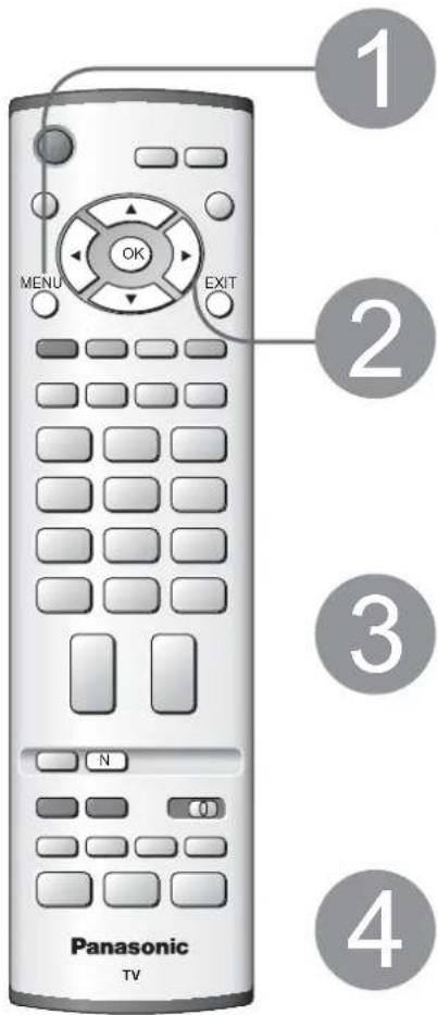 PANASONIC TH-37PV45 - Gebrauch der Menüfunktionen - 1