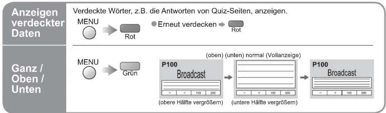 PANASONIC TH-37PV45 - Was ist der List-Modus? - 2