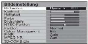 PANASONIC TH-37PV45 - Wählen Sie die gewünschte Menüfunktion aus. - 1