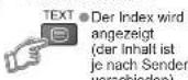 PANASONIC TH-37PV71F - Betrachten von Videotext - 6