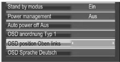 PANASONIC TH-65VX100 - Geben Sie die Anzeigeposition vor. - 1