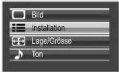 PANASONIC TH-65VX100 - Wählen Sie „Installation“. - 1