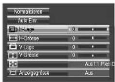 PANASONIC TH-65VX100 - Lage / Grösse anpassen - 4