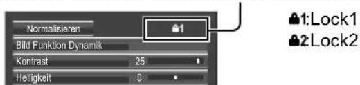 PANASONIC TH-65VX100 - Laden eines gesperrten Profils - 1