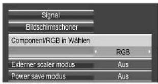 PANASONIC TH-65VX100 - Wahl von Component/RGB IN Signalen - 4