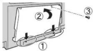 PANASONIC TH-65PV500 - Kabelabdeckung Netzkabel - 2