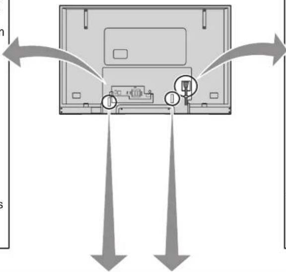 PANASONIC TH-65PV500 - Kabelabdeckung Netzkabel - 3