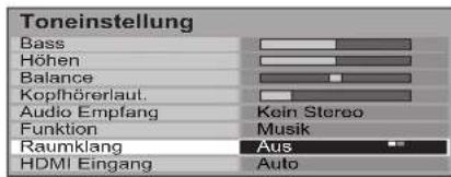 PANASONIC TH-65PV500 - Toneinstellung - 13