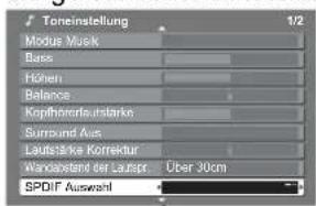 PANASONIC TH-58PY800 - ■ Audioausgangs-Einstellungen (Bedienung in Schritt ③) - 4