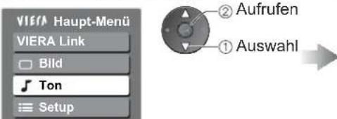 PANASONIC TH-58PY800 - ■ Audioausgangs-Einstellungen (Bedienung in Schritt ③) - 3