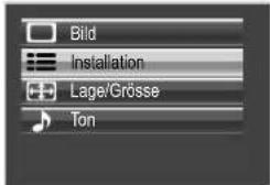 PANASONIC TH-50VX100 - Wählen Sie „Installation“. - 1