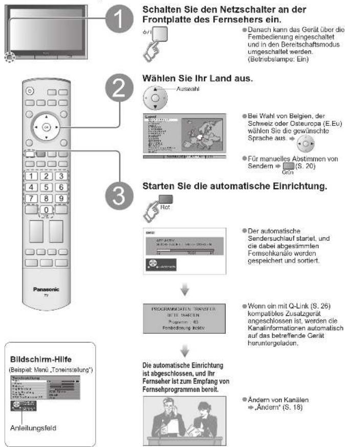 PANASONIC TH-42PV60 - Automatische Einrichtung - 1