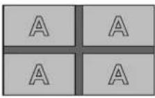 PANASONIC TH42PH11 - Vorgehen zur Einstellung für MULTIDISPLAY - 9