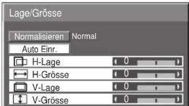 PANASONIC TH42PH11 - Lage / Grösse anpassen - 2