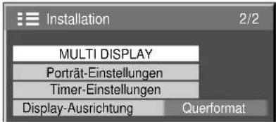 PANASONIC TH42PH11 - Vorgehen zur Einstellung für MULTIDISPLAY - 4
