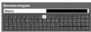PANASONIC TX-P65V10 - ■Eingeben von Zeichen über die eingeblendete Tastatur - 1