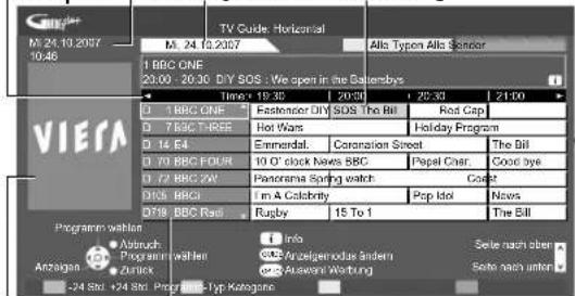 PANASONIC TX-P65V10 - Rufen Sie den Programmassistenten auf. - 2