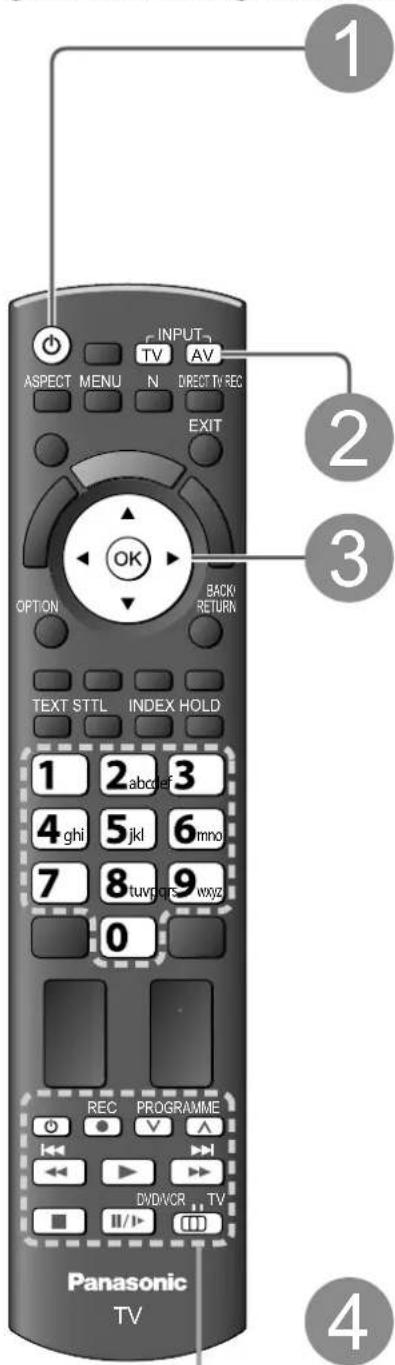 PANASONIC TX-P65V10 - Betrachten von externen Eingangssignalen - 1
