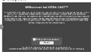 PANASONIC TX-P65V10 - Zugriff auf VIERA CAST. - 2