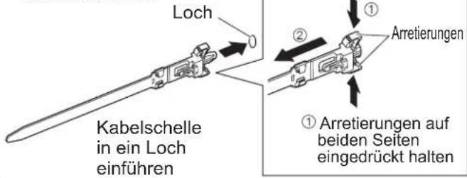 PANASONIC TX-P54Z1 - Gebrauch der Kabelklemmen - 2