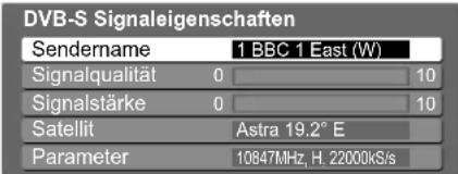 PANASONIC TX-P58V10 - DVB-Signal überprüfen Signaleigenschaften - 2