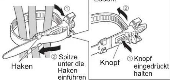 PANASONIC TX-P50G10 - Gebrauch der Kabelklemmen - 3
