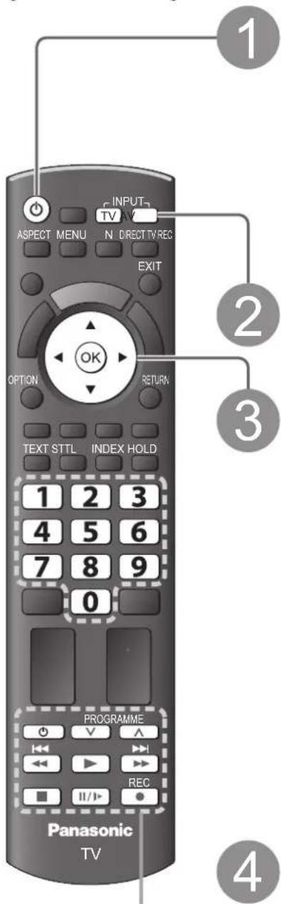 PANASONIC TX-P50C10 - Betrachten von externen Eingangssignalen - 1