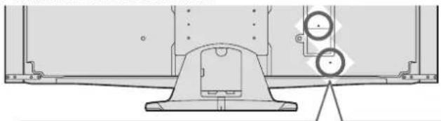 PANASONIC TX-P46Z1E - Gebrauch der Kabelklemmen - 1